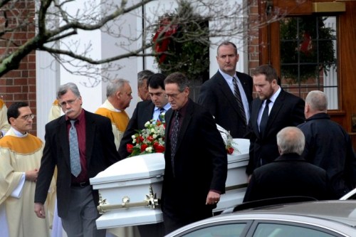 Funeral service for people killed in Newtown school shooting